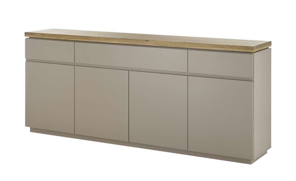 Sideboard  Palamos ¦ grau ¦ Maße (cm): B: 200 H: 86 T: 40 Kommoden & Sideboards > Kommoden - Höffner