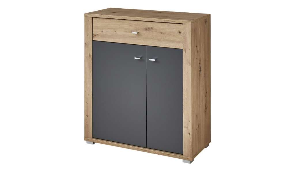 Schuhkommode  Padenghe ¦ grau ¦ Maße (cm): B: 86 H: 97 T: 38 Schränke > Schuhschränke - Höffner