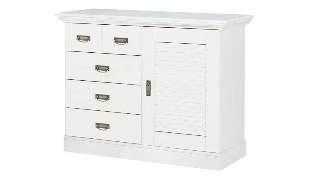 maison bleue Kommode  Fancy ¦ weiß ¦ Maße (cm): B: 118,5 H: 90,1 T: 48 Kommoden & Sideboards > Kommoden - Höffner