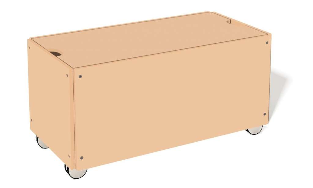 Müller Möbelwerkstätten - Bettkasten zur Stapelliege - Mildorange - KOMFORT - 93 x 46,8 - indoor