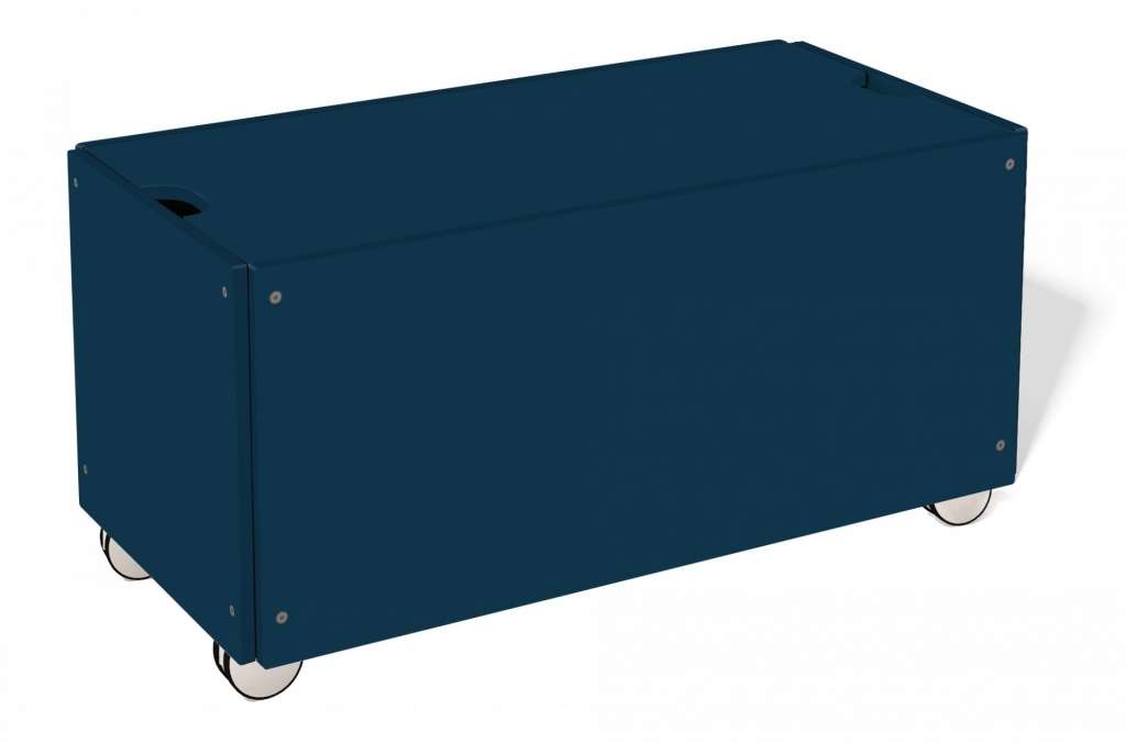 Müller Möbelwerkstätten - Bettkasten zur Stapelliege - Sattblau - KOMFORT - 93 x 46,8 - indoor