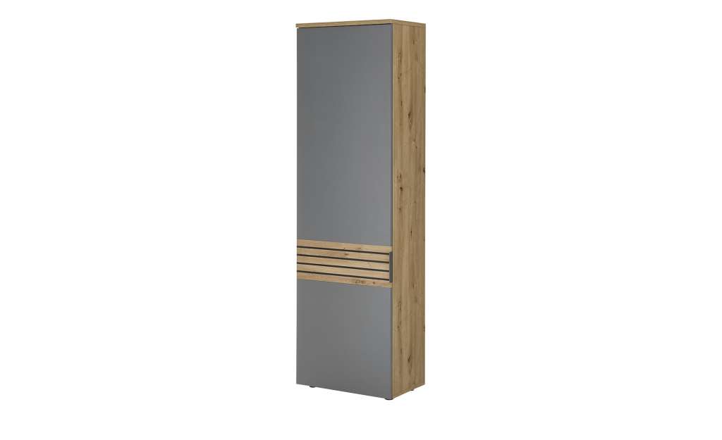 Garderobenschrank  Mori ¦ grau ¦ Maße (cm): B: 60 H: 200 T: 38 Schränke > Dielenschränke - Höffner