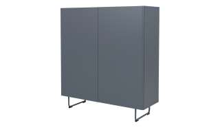 Highboard  Parlasco ¦ blau ¦ Maße (cm): B: 120 H: 131 T: 43 Kommoden & Sideboards > Highboards - Höffner