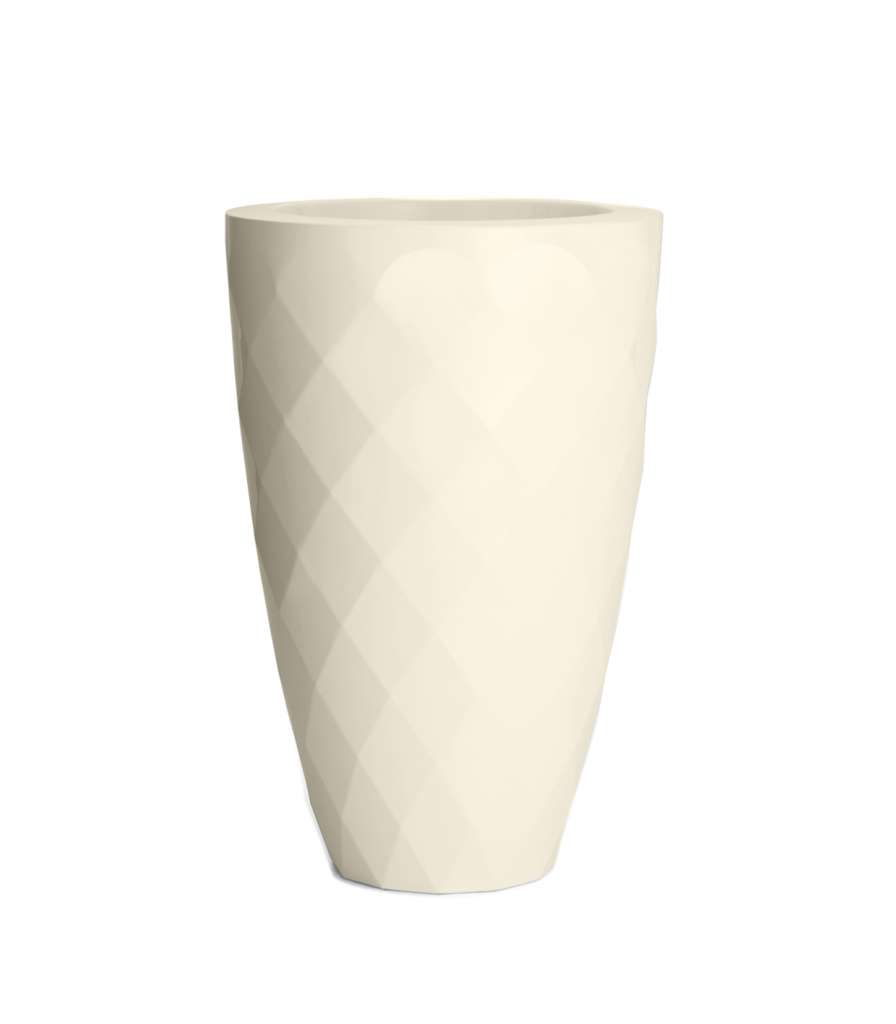 Vondom - VASES Blumentopf klein - ecru - Ø 18 x 36 cm - lackiert - outdoor