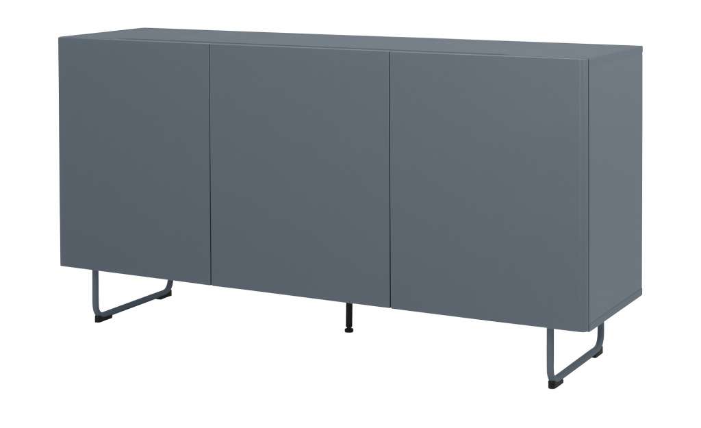 Sideboard  Parlasco ¦ blau ¦ Maße (cm): B: 164 H: 83 T: 43 Kommoden & Sideboards > Kommoden - Höffner