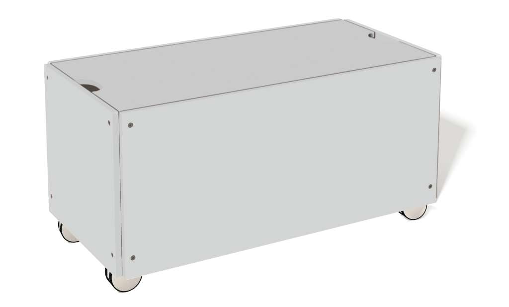 Müller Möbelwerkstätten - Bettkasten zur Stapelliege - Lichtgrau - KOMFORT - 93 x 46,8 - indoor