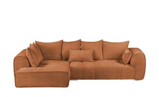 uno Ecksofa  London ¦ kupfer ¦ Maße (cm): B: 320 H: 72 T: 197 Polstermöbel > Sofas > Ecksofas - Höffner