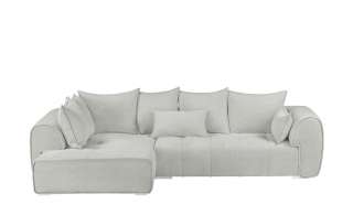 uno Ecksofa  London ¦ silber ¦ Maße (cm): B: 320 H: 72 T: 197 Polstermöbel > Sofas > Ecksofas - Höffner