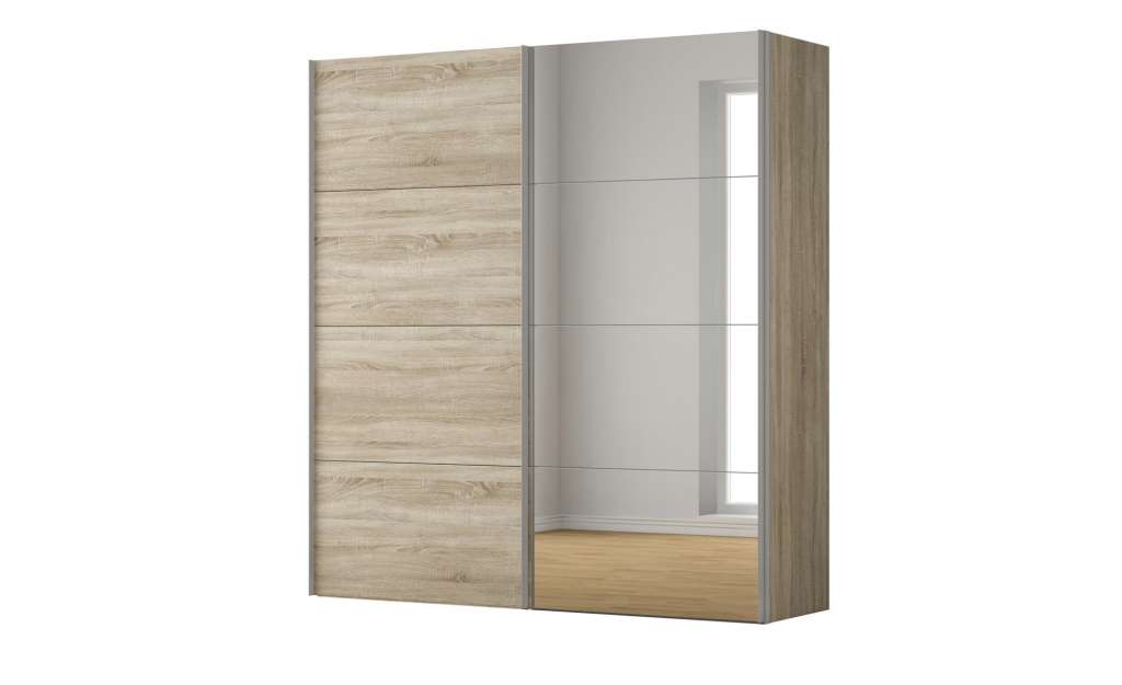 Dreamer eXpress Schwebetürenschrank  Dreamer ¦ holzfarben ¦ Maße (cm): B: 200 H: 216 T: 68 Schränke > Kleiderschränke > Schwebetürenschränke - Höffner