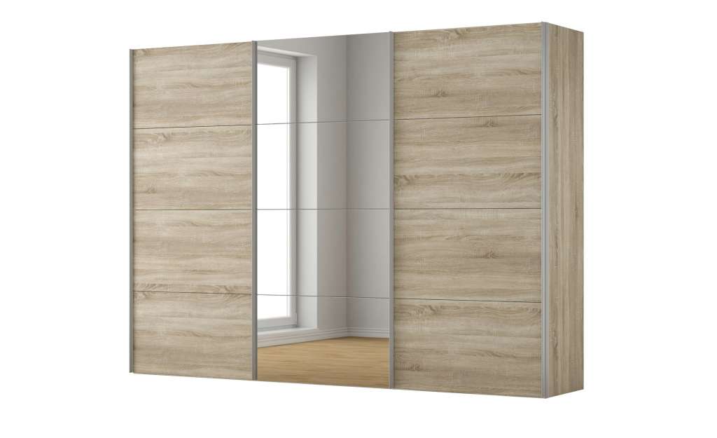 Dreamer eXpress Schwebetürenschrank  Dreamer ¦ holzfarben ¦ Maße (cm): B: 300 H: 216 T: 68 Schränke > Kleiderschränke > Schwebetürenschränke - Höffner