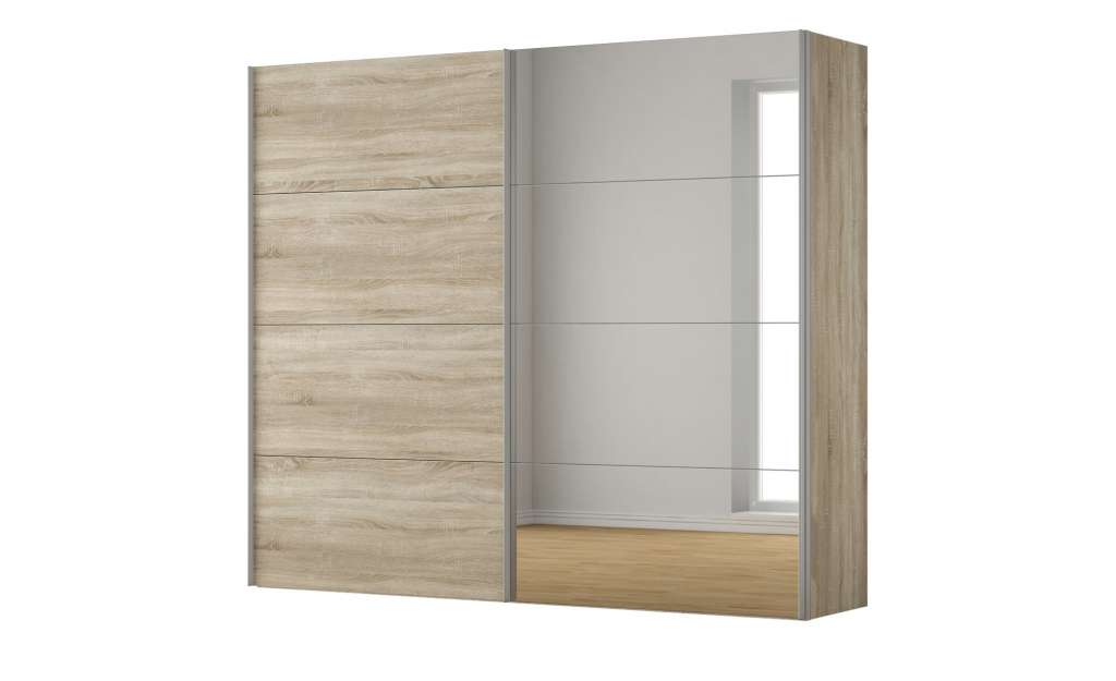 Dreamer eXpress Schwebetürenschrank  Dreamer ¦ holzfarben ¦ Maße (cm): B: 250 H: 236 T: 68 Schränke > Kleiderschränke > Schwebetürenschränke - Höffner