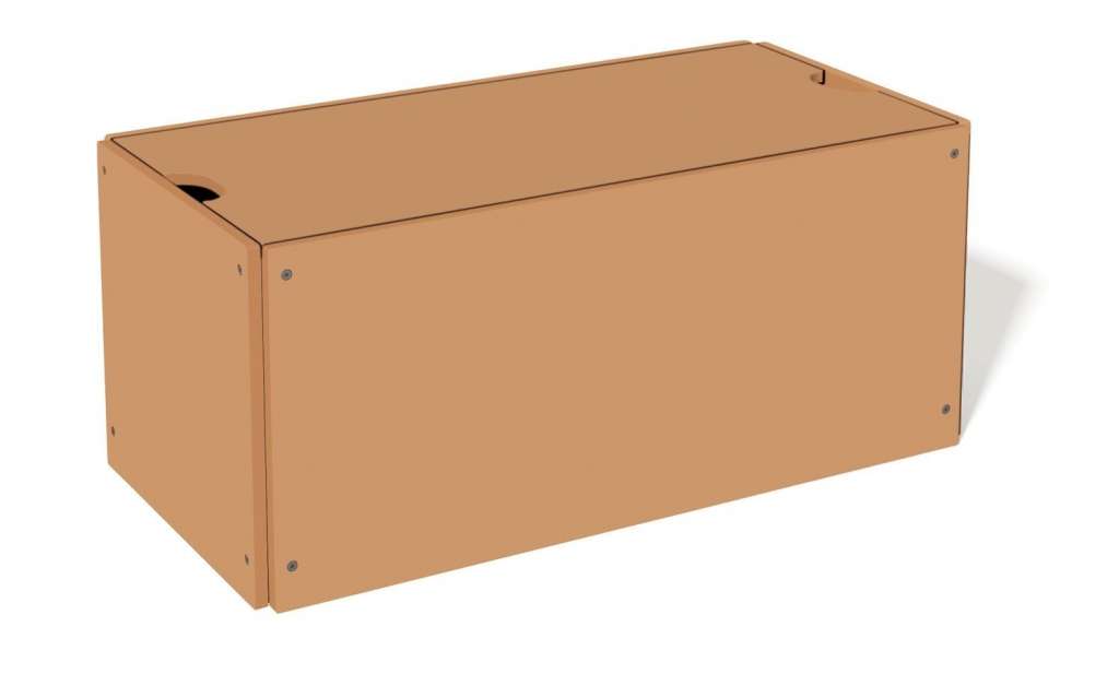 Müller Möbelwerkstätten - Bettkasten zur Stapelliege - Apricotbraun - KLASSIK - 93 x 46,8 - indoor