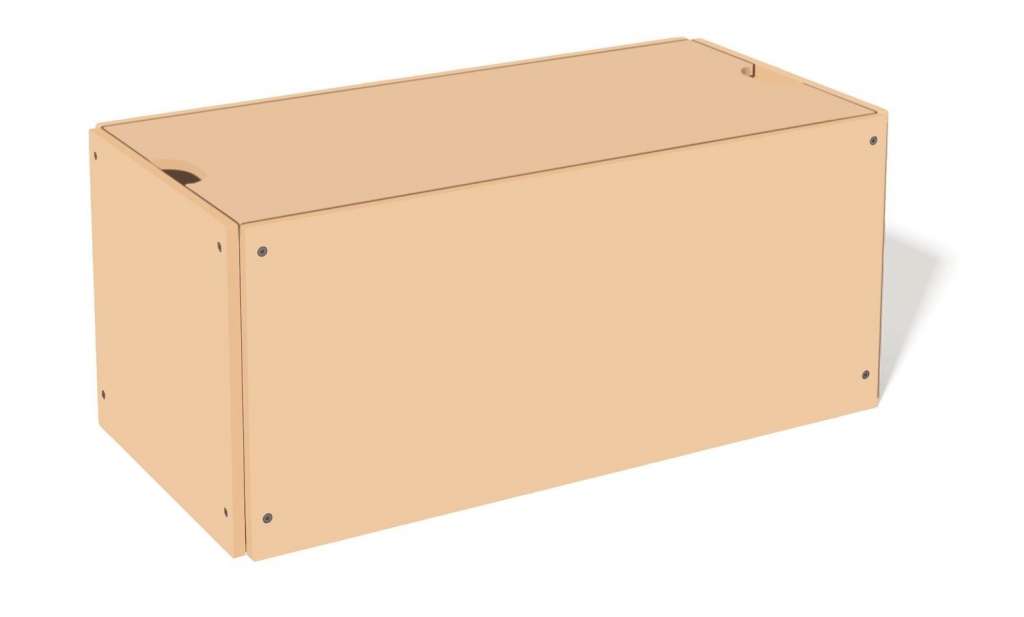 Müller Möbelwerkstätten - Bettkasten zur Stapelliege - Mildorange - KLASSIK - 93 x 46,8 - indoor