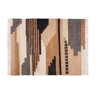 Naturtöne Teppich Skandi mehrfarbig - gewebt 240x170 cm