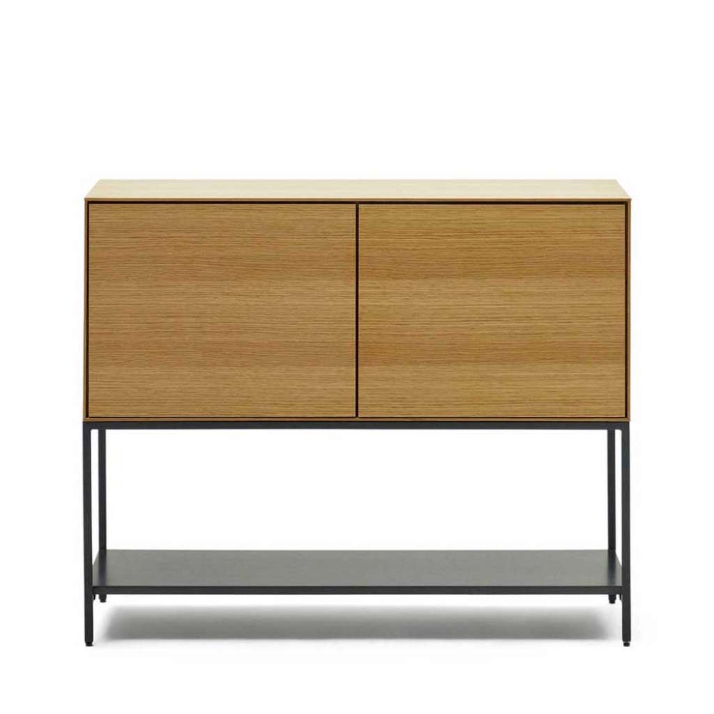 Moderne Anrichte 98 cm breit - 80 cm hoch Eichefarben
