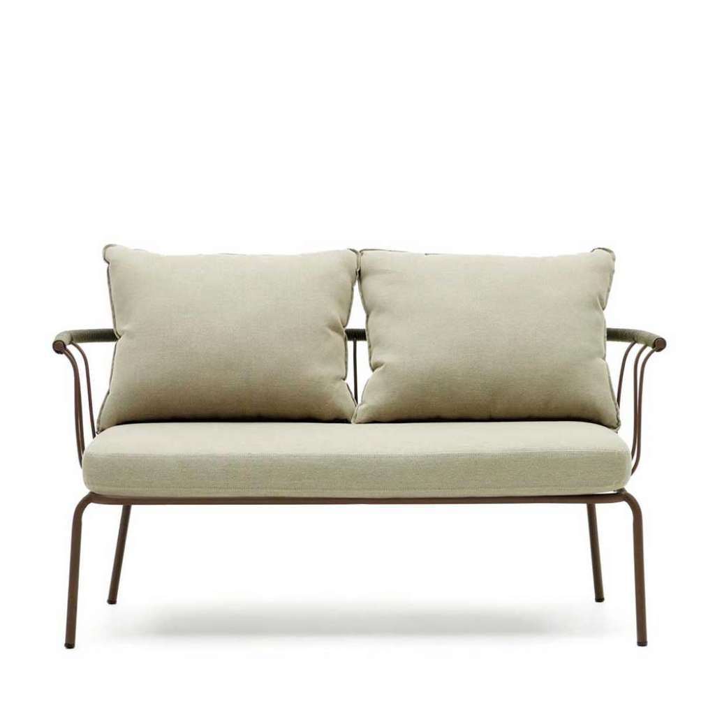 Zweisitzer Sofa In- und Outdoor in modernem Design 135 cm breit