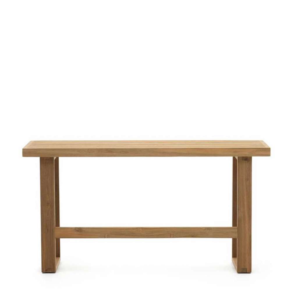 Teak Garten Bank hoch aus Recyclingholz zwei Sitzplätzen