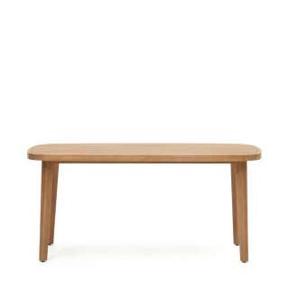 Massiver Holz Gartentisch in modernem Design 170 cm breit