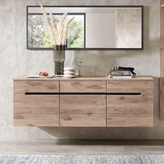 Garderobenschuhschrank hängend in modernem Design 176 cm breit
