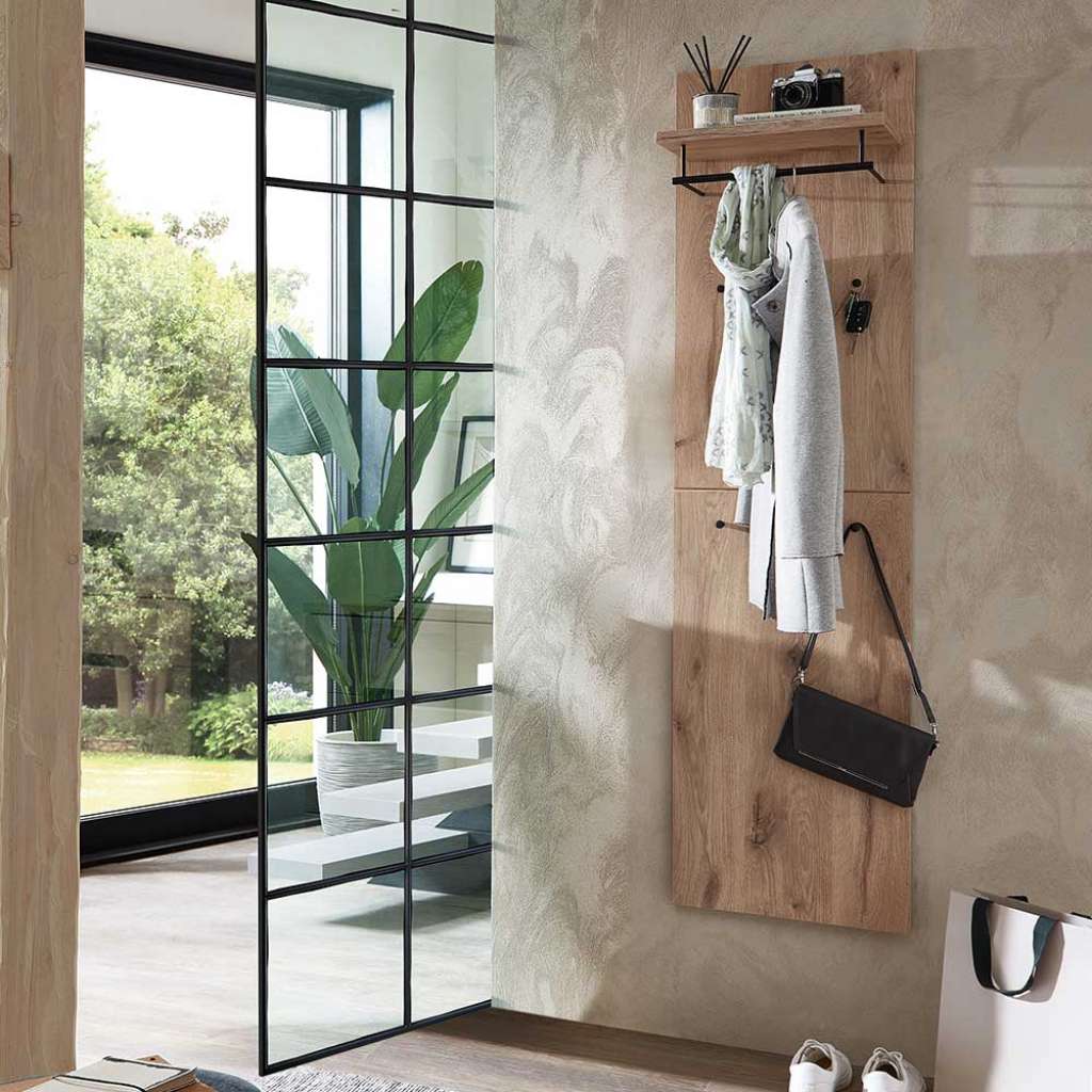 Garderobenpaneel Wildeiche NB in modernem Design 172 cm hoch