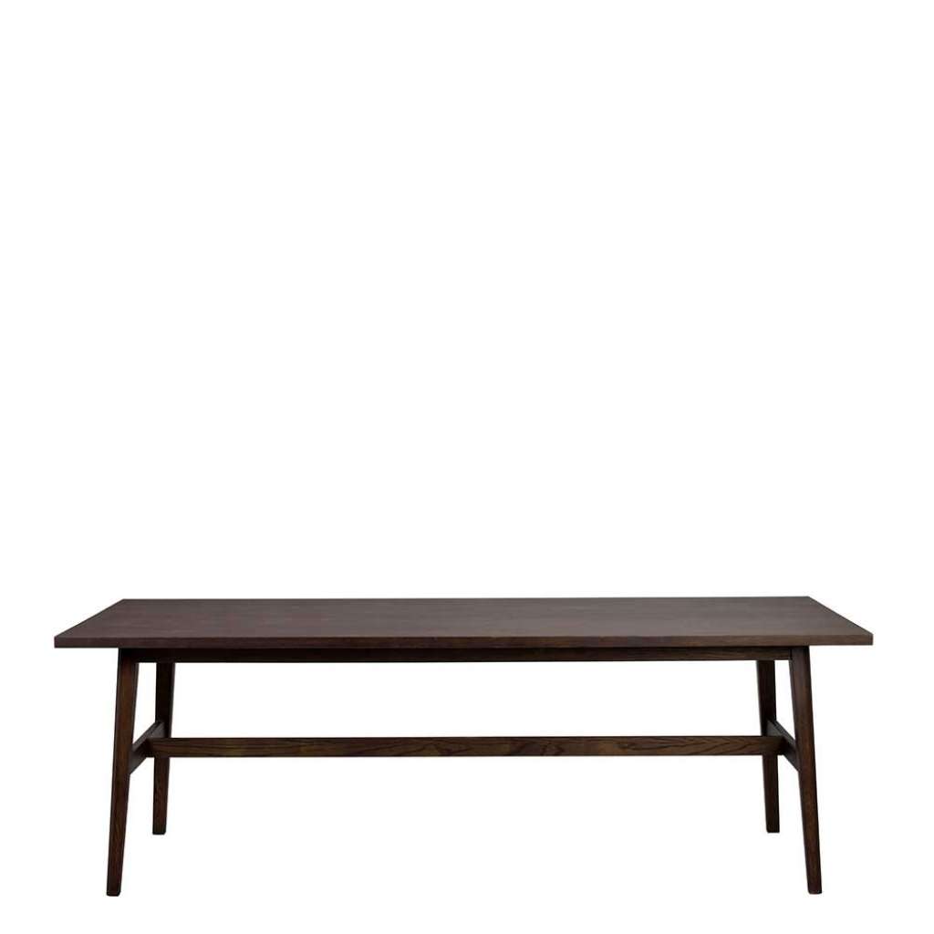 Esstisch optional verlängerbar in Eiche dunkelbraun 100 cm tief