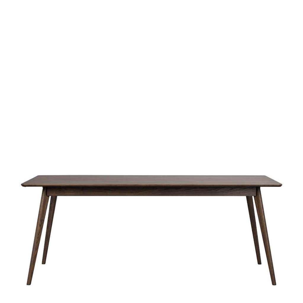 Esszimmertisch optional verlängerbar in Eiche dunkel 75 cm hoch