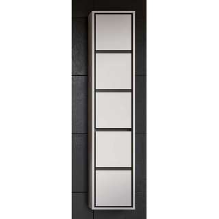 Badezimmermidischrank in Grau und Schwarz die Wandmontage