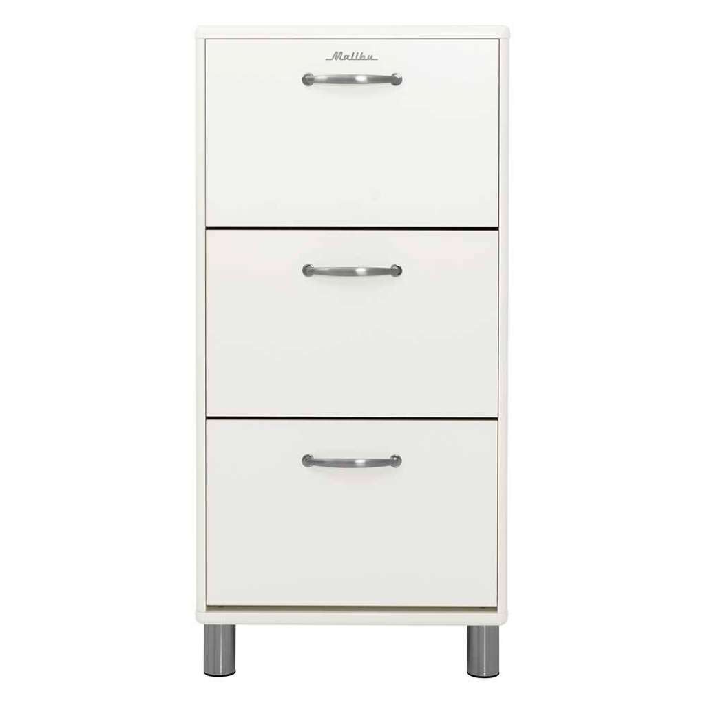 Schuhkipper Retrostil in Cremefarben drei Schuhklappen