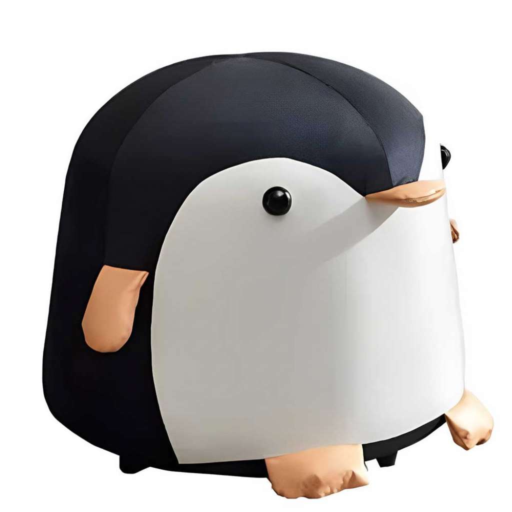 Hocker Pinguin schwarz weiss 31 cm hoch für Kinderzimmer