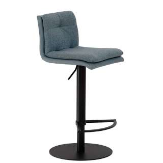 Hoher Hocker Küche oder Bar in Blaugrau und Hellblau Made in Germany