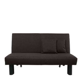 Doppelschlafsofa dunkelbraun 145 cm breit Made in Germany