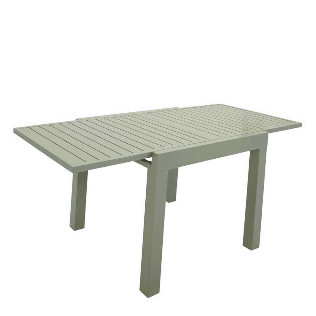 Terrassentisch verlängerbar aus Aluminium pulverbeschichtet