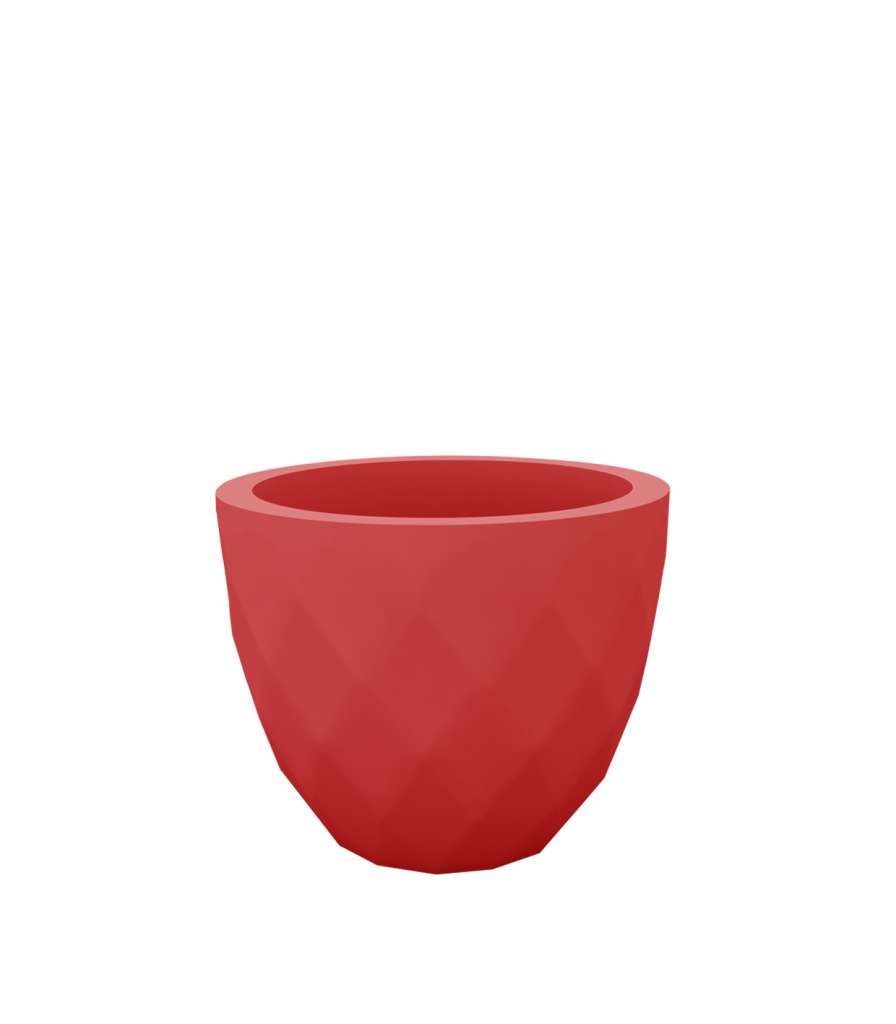 Vondom - VASES Blumentopf klein - rot - Ø 14 x 12 cm - Basic - outdoor