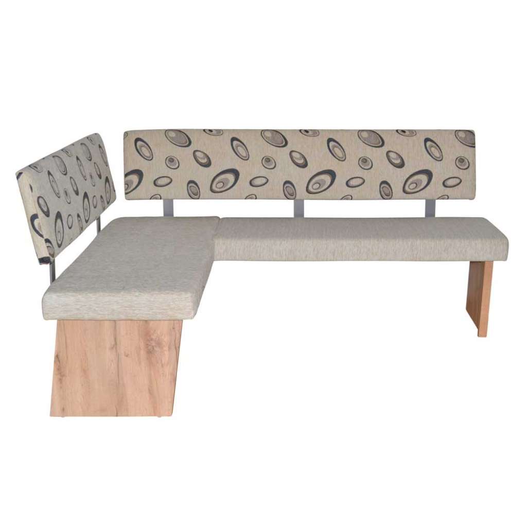Esszimmereckbank modern mit Rückenlehne 45 cm Sitzhöhe