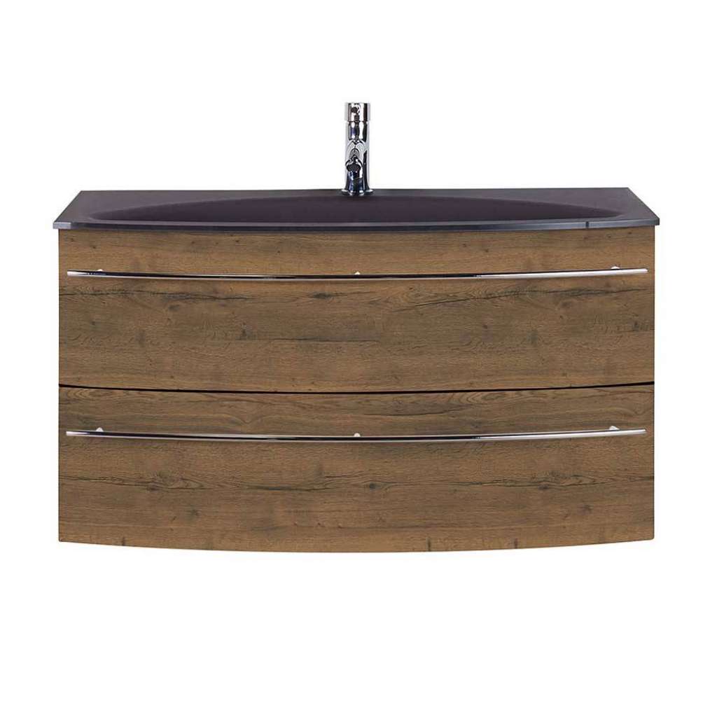 Waschtischschrank mit Becken in modernem Design Made in Germany