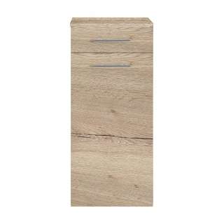 Hängender Bad Unterschrank in Eiche Touchwood 40 cm breit