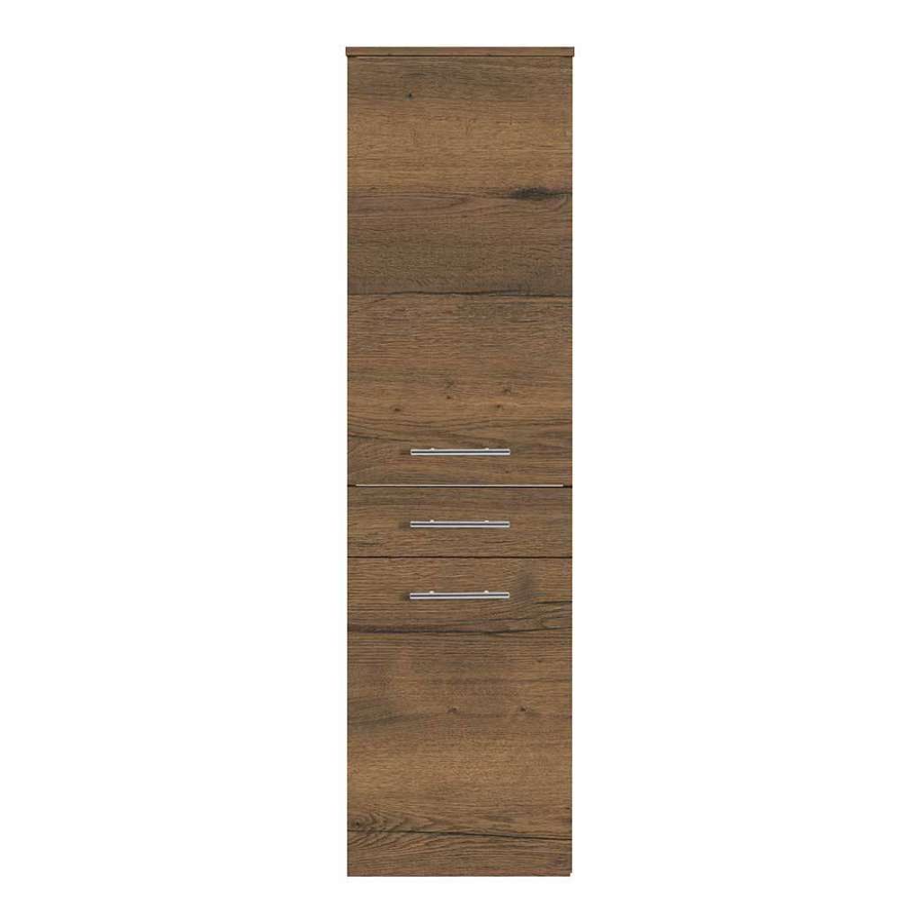 Badmidischrank hängend in Eiche dunkel Made in Germany