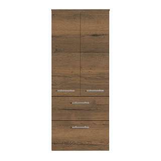 Midi Hängeschrank Bad in Eiche dunkel Holzoptik Made in Germany