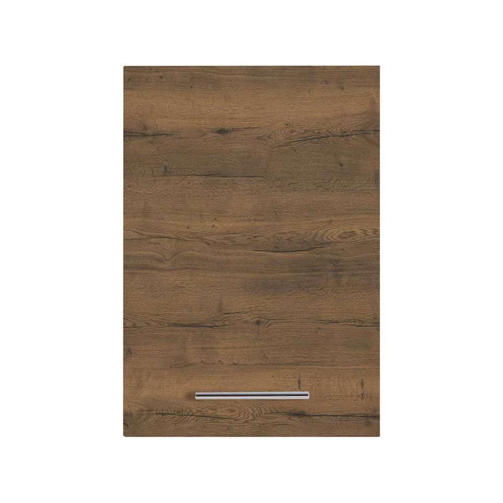 Hängeschrank Bad klein in Eiche dunkel 18 cm tief - 40 cm breit