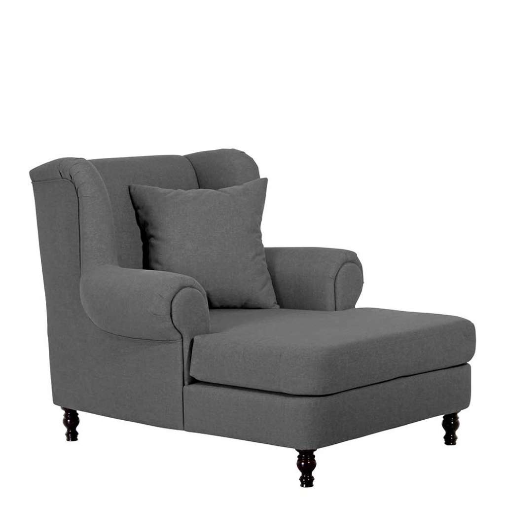 Megasessel XXL Anthrazit Grau im Landhausstil 149 cm tief