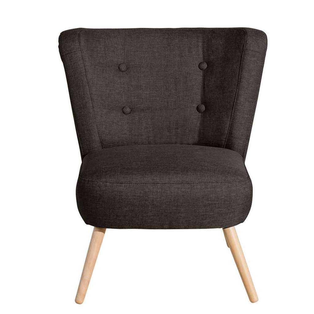 Einzelsessel braun Retro Made in Germany 80 cm hoch - 69 cm breit