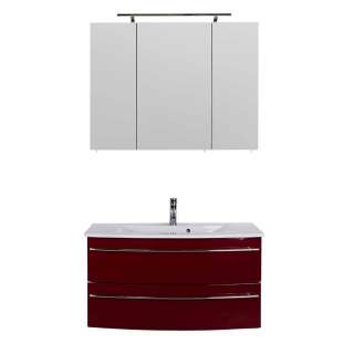 Badmöbel Set Wandmontage in modernem Design Made in Germany (zweiteilig)