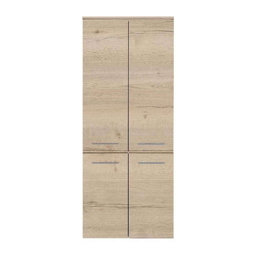 Midischrank montiert in Eiche Bianco Touchwood Made in Germany