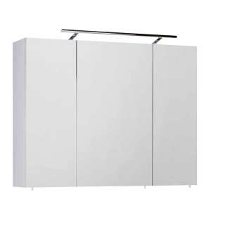 Spiegelschrank mit Steckdose und LED Beleuchtung 80 cm hoch