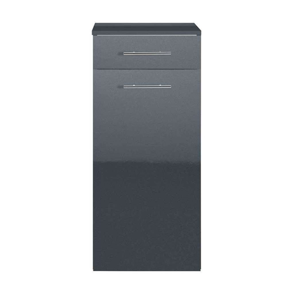 Hochglanz Bad Unterschrank mit einer Schublade und Tür Made in Germany