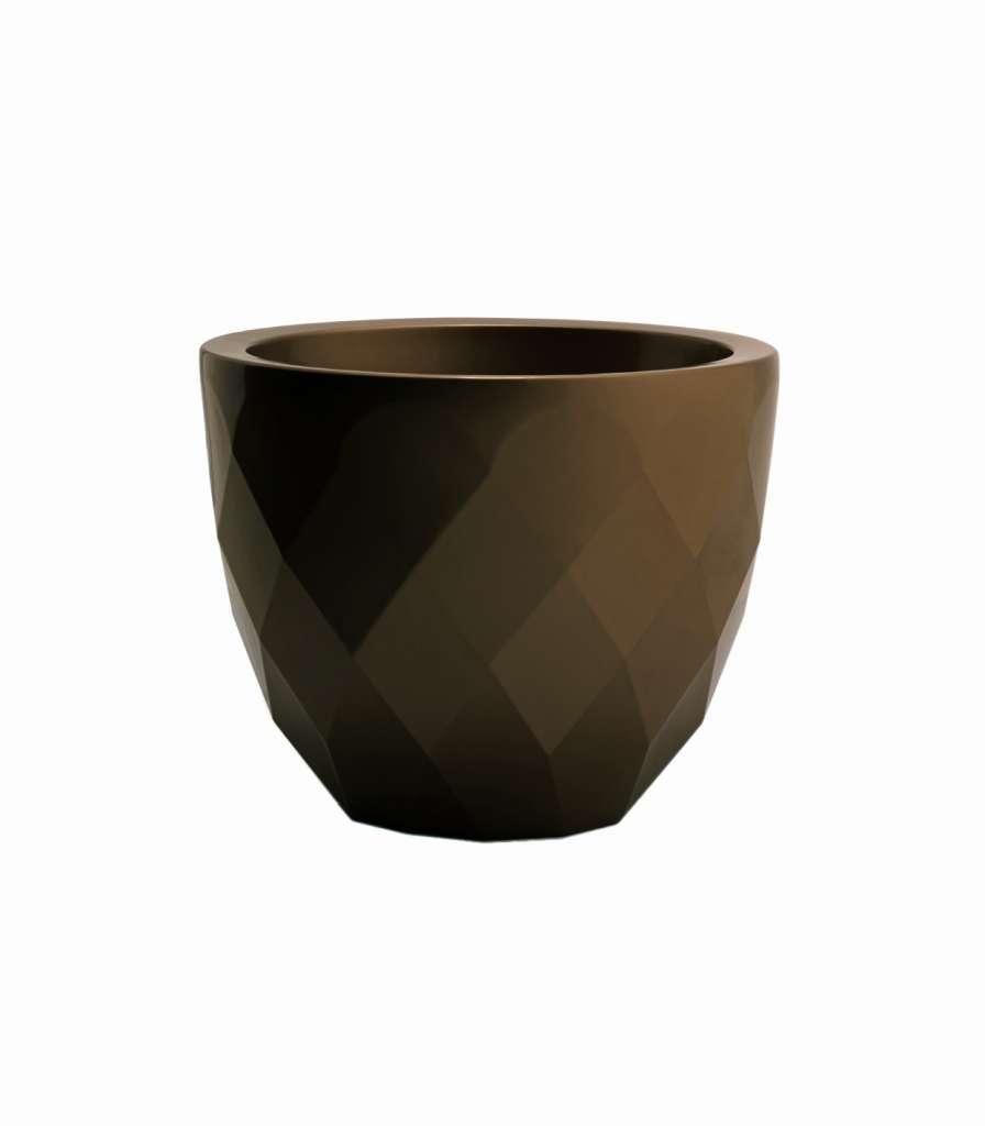 Vondom - VASES Blumentopf klein - bronze - Ø 14 x 12 cm - lackiert - outdoor