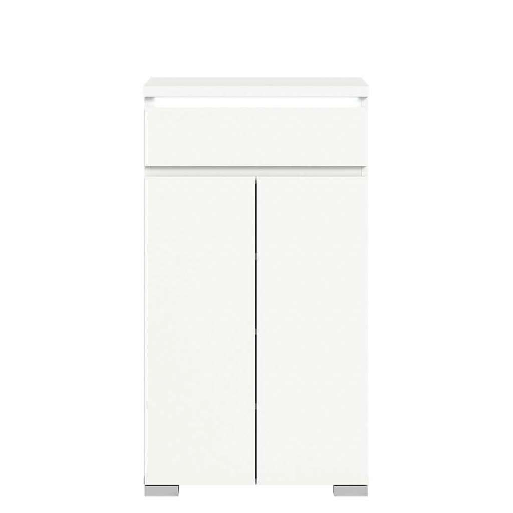 Dielen Schuhschrank weiss in modernem Design einer Schublade