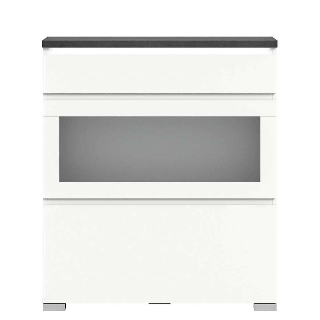 Schuhschrank mit Sichtfenster 109 cm hoch 95 cm breit