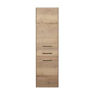 Midi Badezimmerschrank hängend in Eichefarben Made in Germany