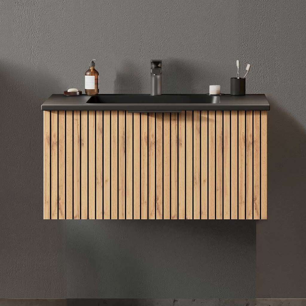 Bad Unterschrank mit Becken in modernem Design Made in Germany